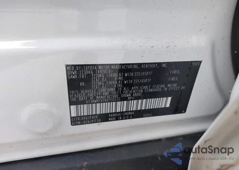 2024 Toyota Rav4 Hybrid Xle из США, поврежденный, VIN 4T3RWRFV7RU115555